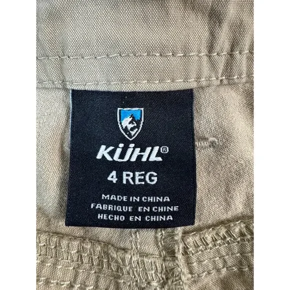 Kuhl Splash Roll Up Pant Light Khaki Womens 4 Regular Gorpcore Hiking Outdoor - Picture 6 of 16